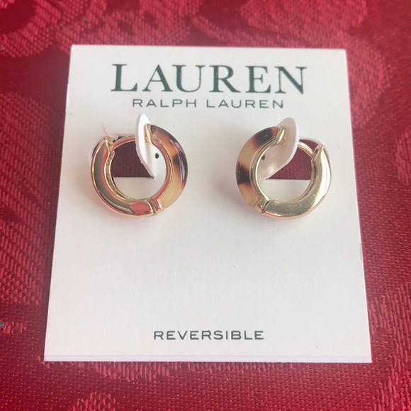 Lauren Ralph Lauren Jewelry - Lauren Ralph Lauren tortoise reversible earrings
